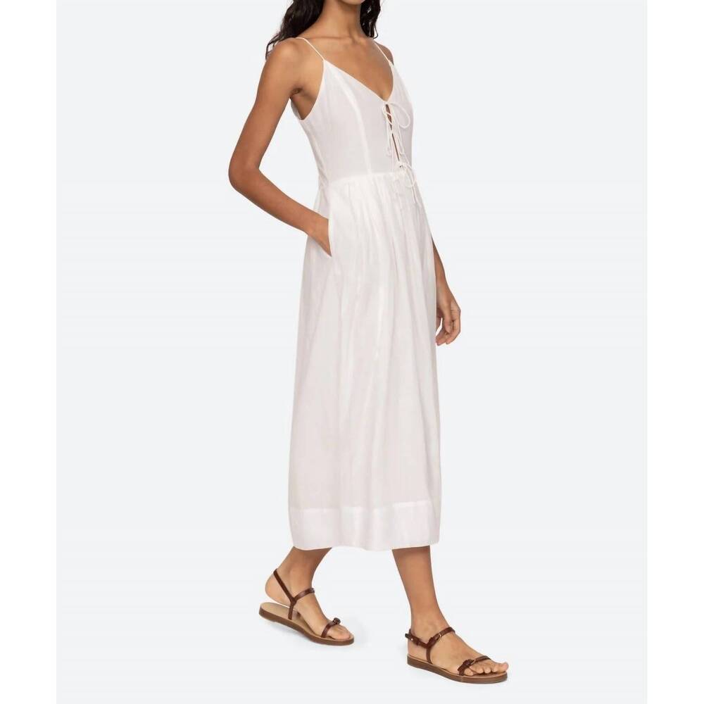 NEW SEA zora midi dress in pearl - Picture 5 of 5